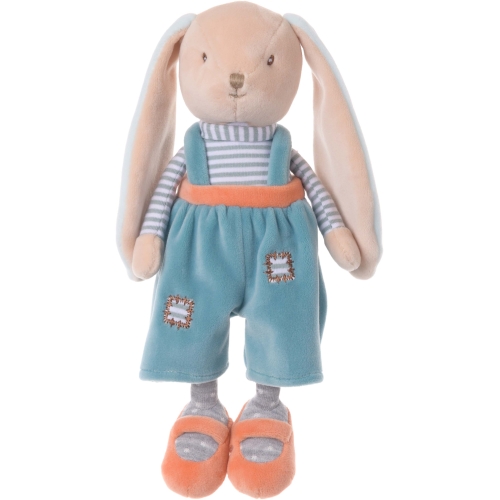 Bukowski-Boy bunny with blue overalls 35 cm
